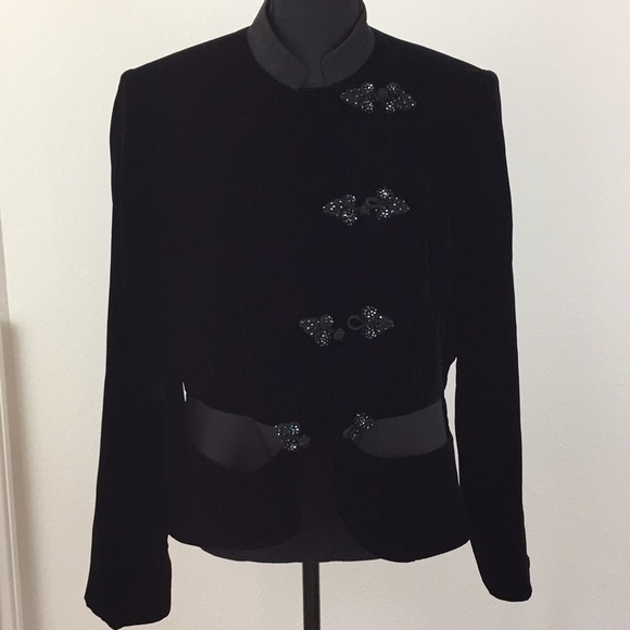 Armani Collezioni Jackets & Blazers - Armani Collezioni Velvet Jacket (Sz 12)